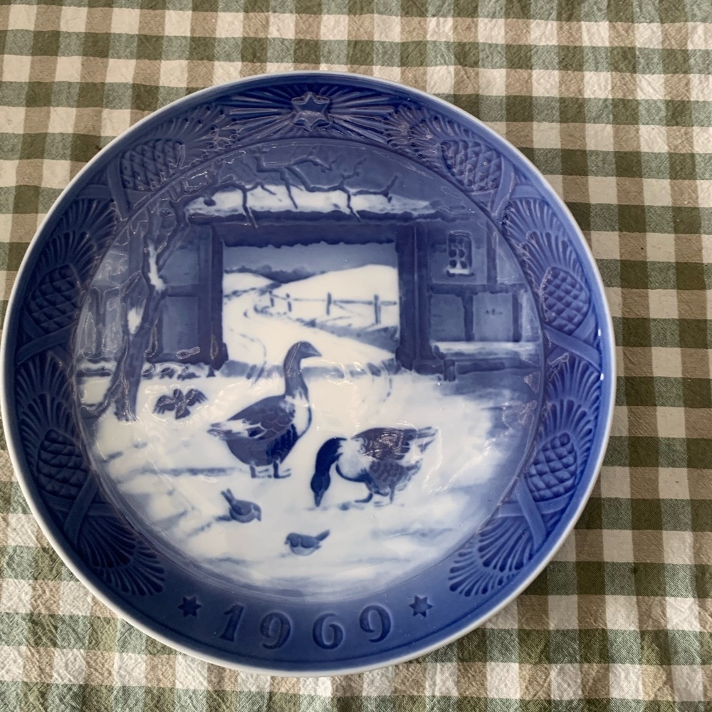 Royal Copenhagen White Porcelain Plate